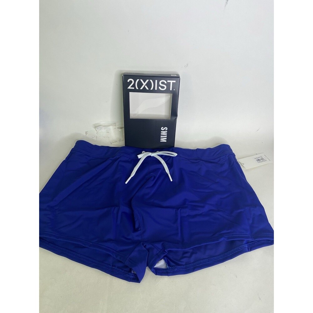 2XIST Essentials Cabo Swim Trunks Swimwear Bottoms Sodalite Blue Mens Size XL